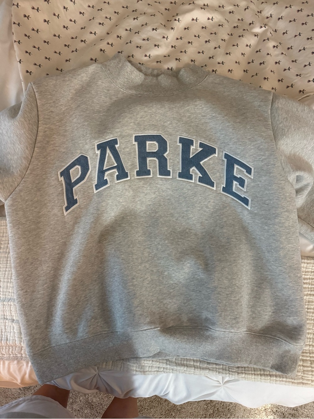 Parke Gray & Denim Mockneck